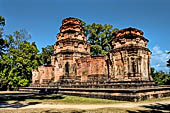 The Prasat Kravan brick towers